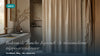 Rideau de douche Japandi : le minimalisme nippo-scandinave