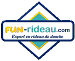 Fun rideau de douche LOGO