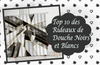 Top 10 des Rideaux de Douche Noirs et Blancs