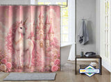 Rideau de Douche Licorne Féerique — rideau de douche