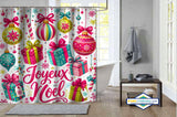 Rideau de Douche Cadeaux en Folie — format carré