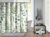 Rideau de Douche Nature Feuilles Désinvoltes — rideau de douche