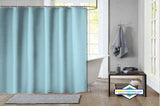 Rideau de Douche Uni Bleu ciel — format carré