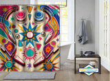 Rideau de Douche Flipper Vintage Pop Art & Néons