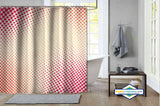 Rideau de Douche Pop Art Confetti Fuchsia & Corail — vue carrée