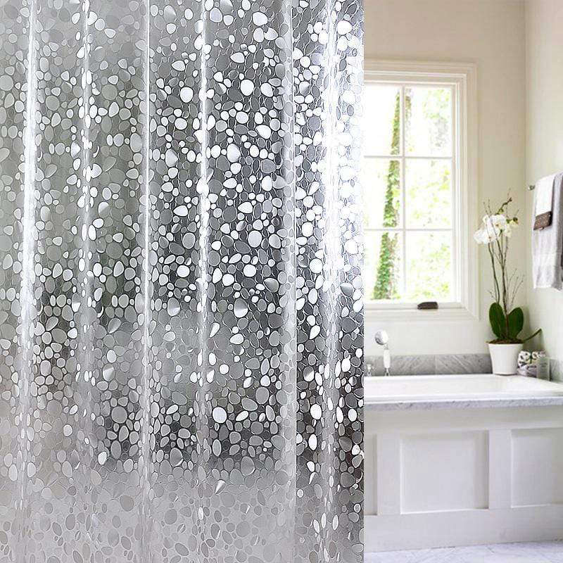 YISURE Rideau de Douche Transparent 180 x 200, Transparent Clair YISURE Rideau de Douche Transparent 180 x 200, Transparent Clair