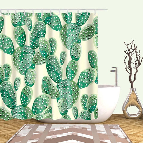 Rideau de Douche Cactus Piquants